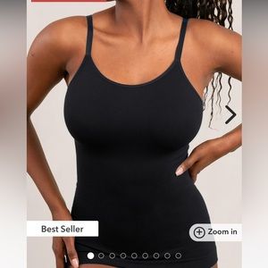 SHAPEMINT Essentials All Day Every Day Scoop Neck Cami NEW! NEVER WORN! BLACK XL